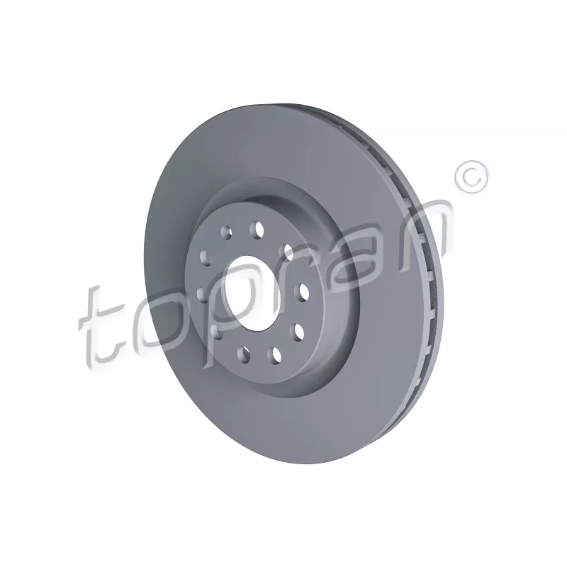Jeu de 2 disques de frein avant TOPRAN 116 286