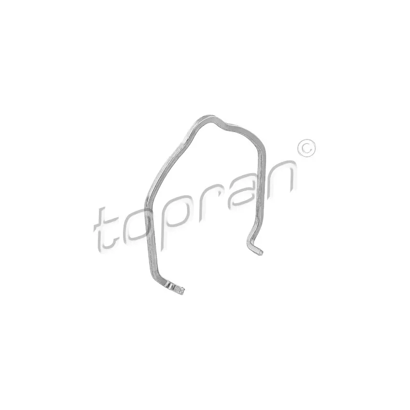Bride de fixation, gaine de suralimentation TOPRAN 116 336