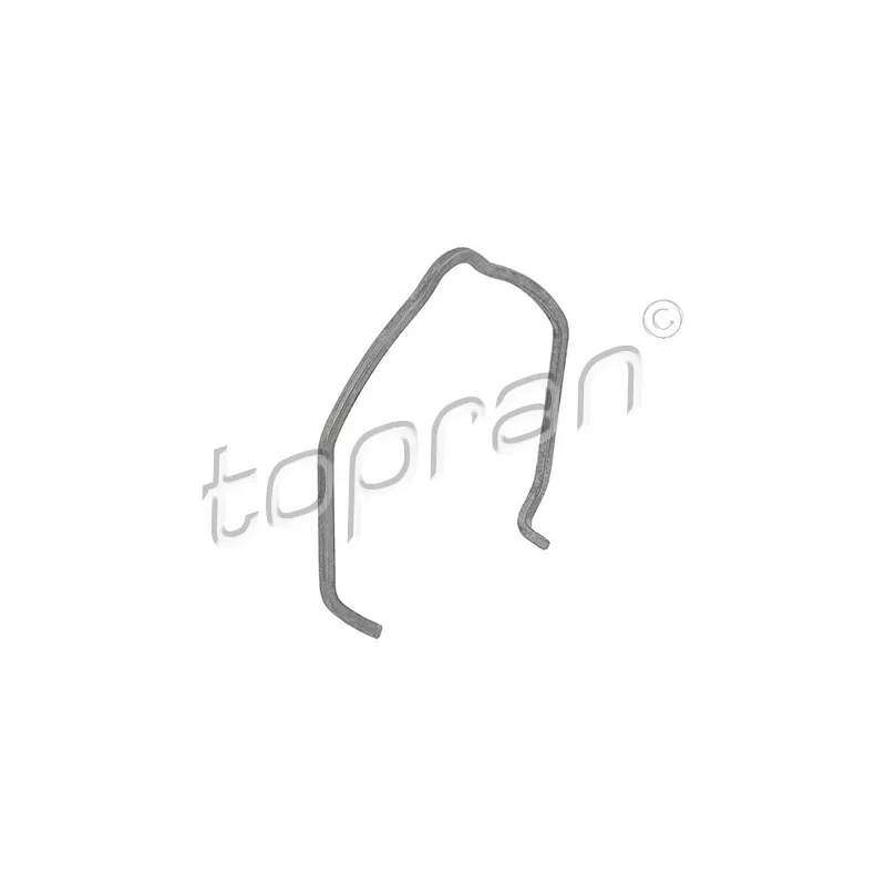 Bride de fixation, gaine de suralimentation TOPRAN 116 341