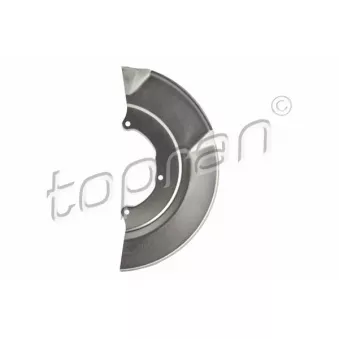 Déflecteur, disque de frein avant gauche TOPRAN 116 838