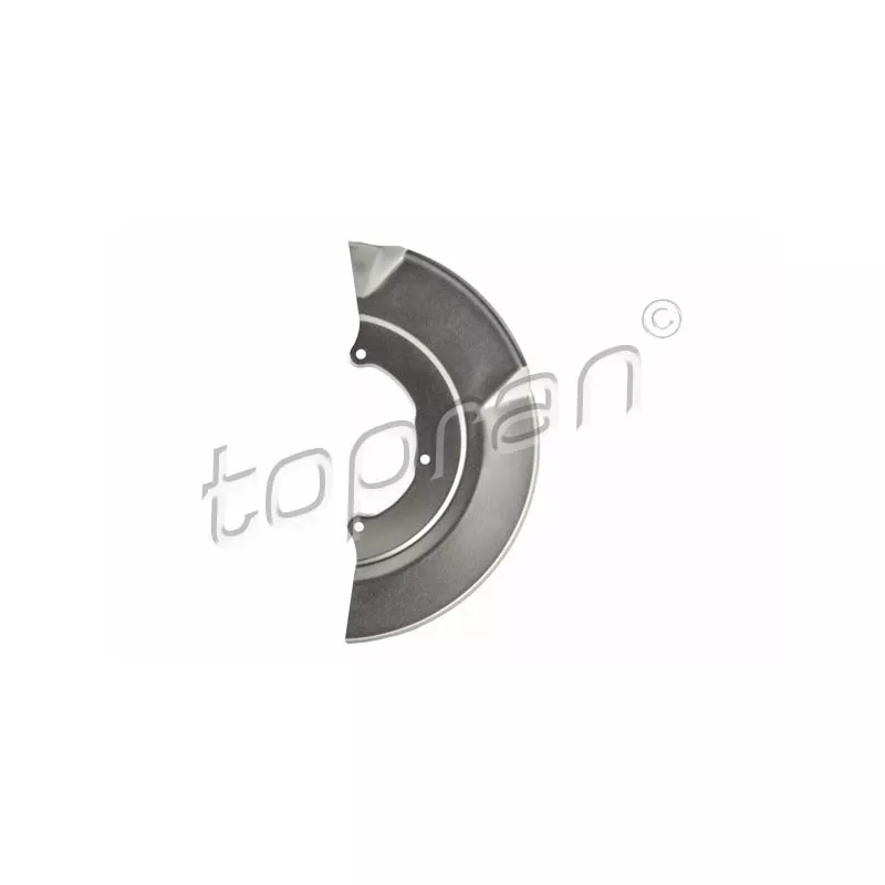 Déflecteur, disque de frein avant gauche TOPRAN 116 838