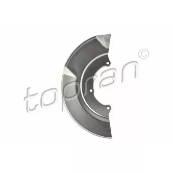 Déflecteur, disque de frein avant droit TOPRAN 116 839
