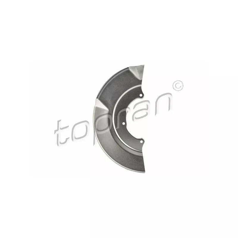 Déflecteur, disque de frein avant droit TOPRAN 116 839
