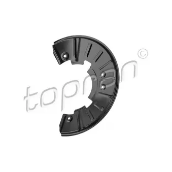 Déflecteur, disque de frein TOPRAN 116 841
