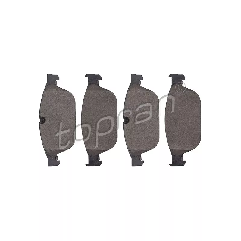 Jeu de 4 plaquettes de frein avant TOPRAN 116 918