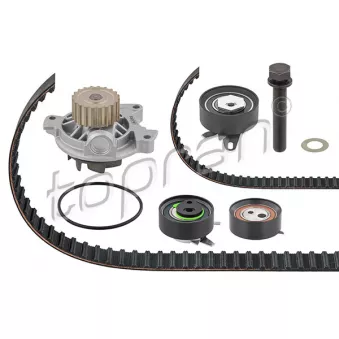 Pompe à eau + kit de courroie de distribution TOPRAN 117 407