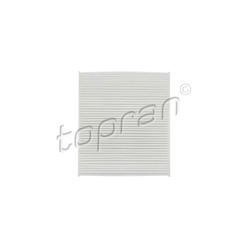 Filtre, air de l'habitacle TOPRAN 117 824