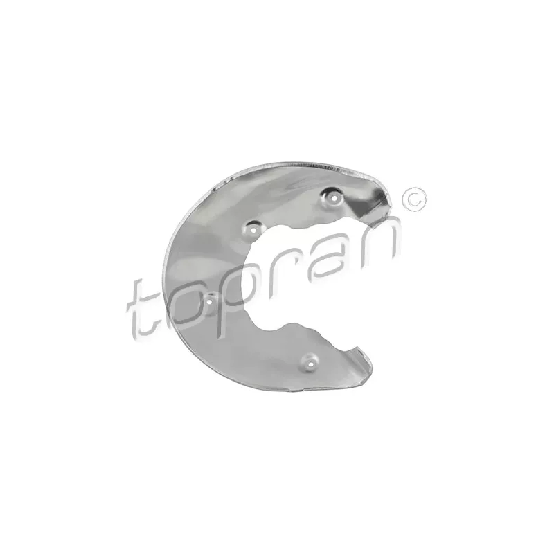 Déflecteur, disque de frein avant droit TOPRAN 117 960