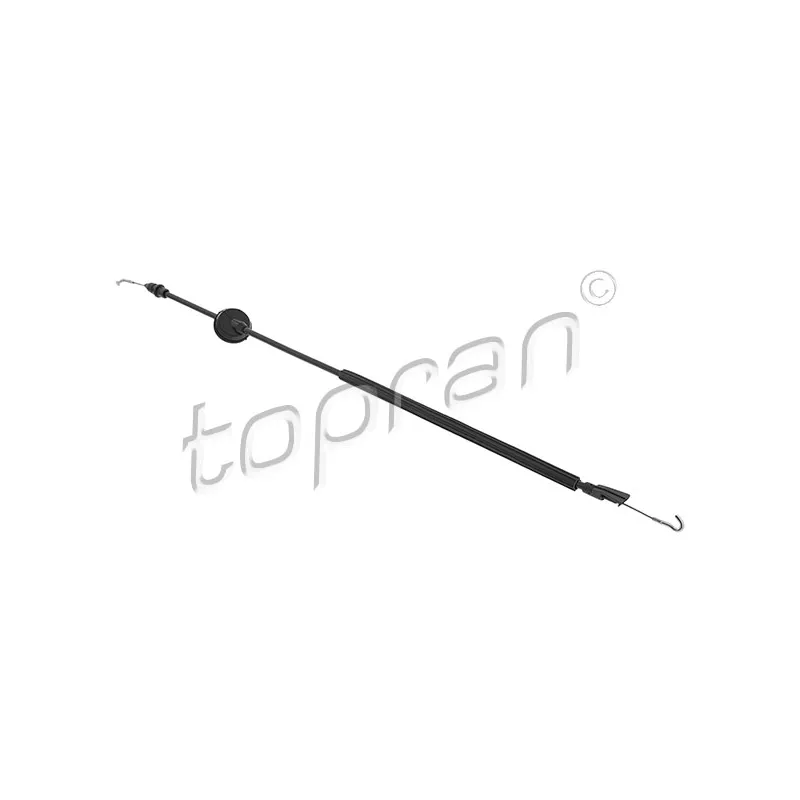 Tirette à câble, déverrouillage porte TOPRAN 118 357
