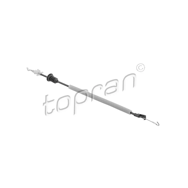 Tirette à câble, déverrouillage porte TOPRAN 118 362