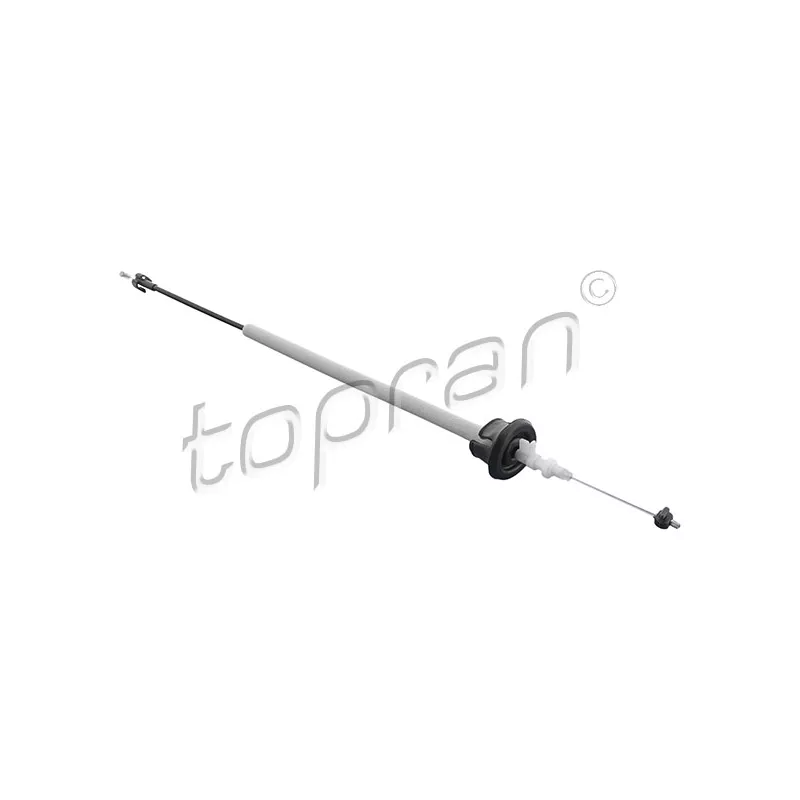 Tirette à câble, déverrouillage porte TOPRAN 119 002