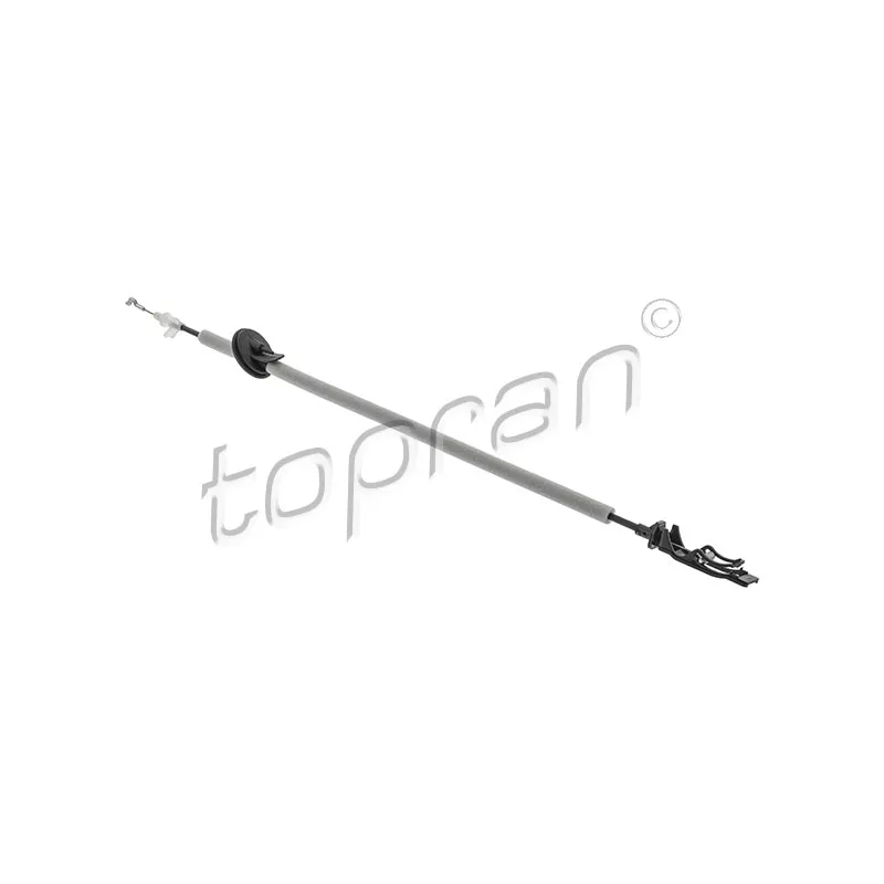 Tirette à câble, déverrouillage porte TOPRAN 120 403