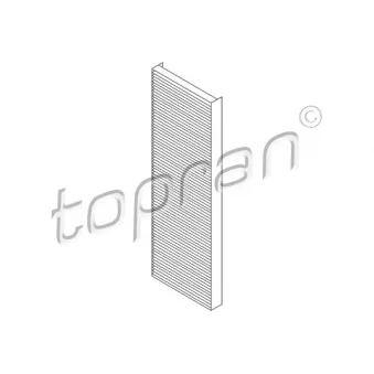 Filtre, air de l'habitacle TOPRAN 202 702
