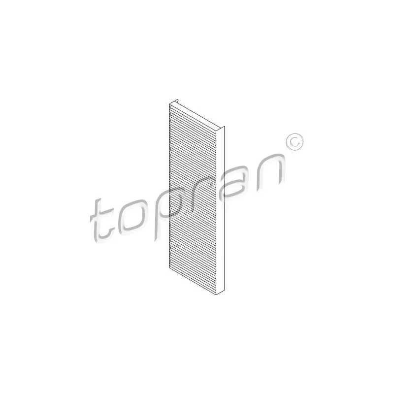 Filtre, air de l'habitacle TOPRAN 202 702