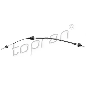 Tirette à câble, commande d'embrayage TOPRAN 205 111