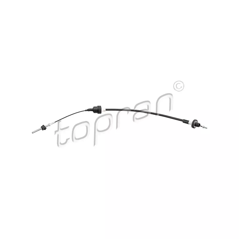 Tirette à câble, commande d'embrayage TOPRAN 205 111