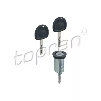 Cylindre de fermeture, serrure de contact d'allumage TOPRAN 205 166