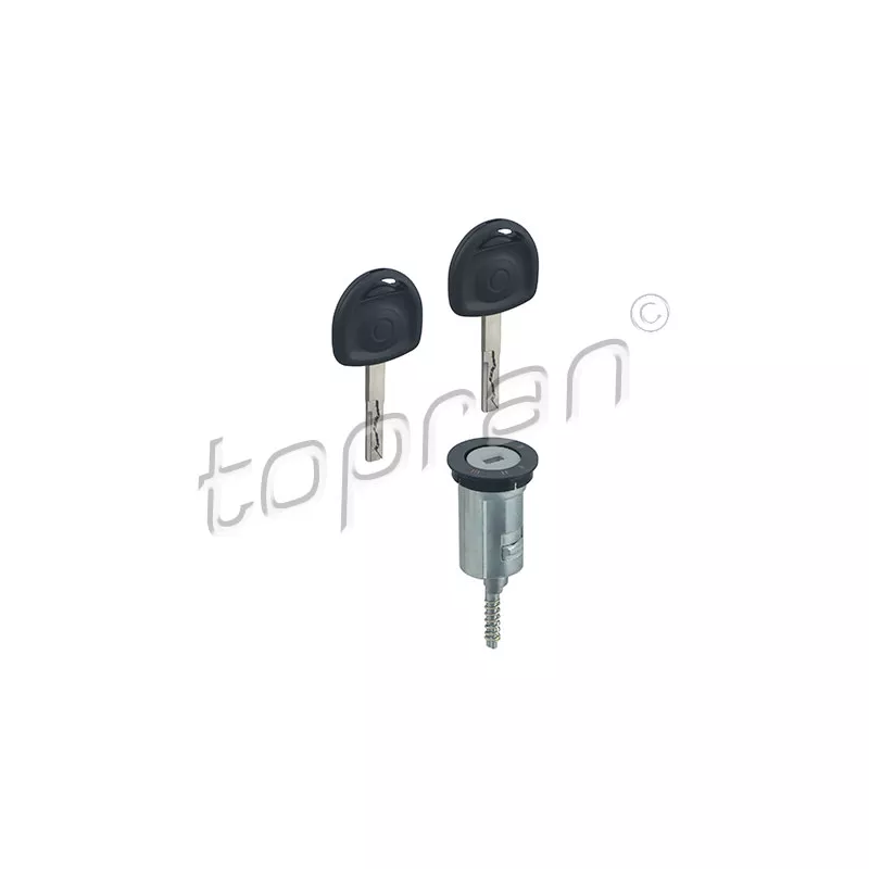 Cylindre de fermeture, serrure de contact d'allumage TOPRAN 205 166