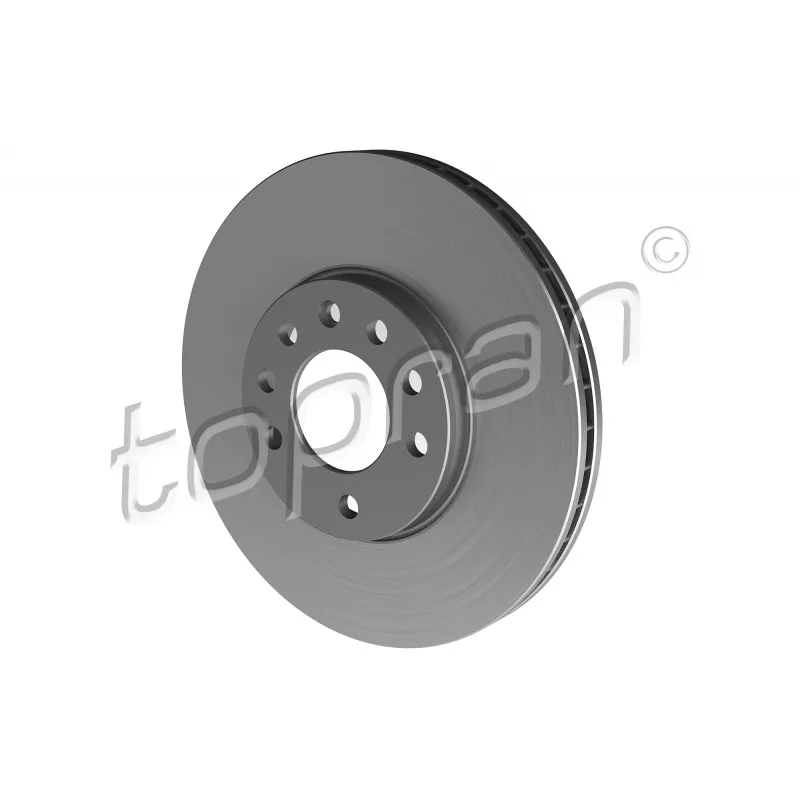 Jeu de 2 disques de frein avant TOPRAN 205 521