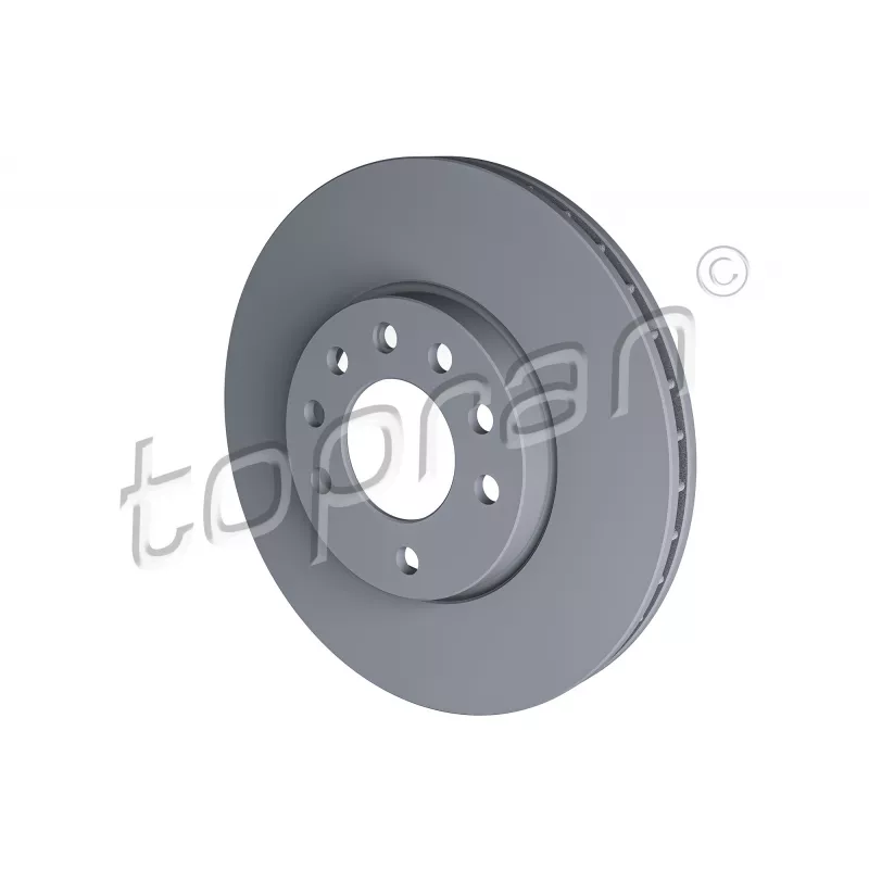Jeu de 2 disques de frein avant TOPRAN 205 524