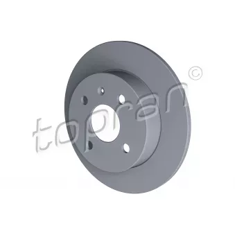 Jeu de 2 disques de frein arrière TOPRAN 205 525