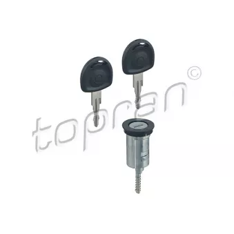 Cylindre de fermeture, serrure de contact d'allumage TOPRAN