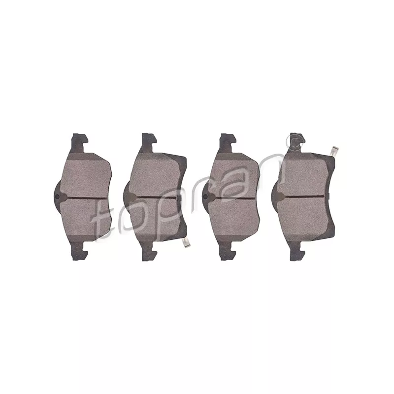 Jeu de 4 plaquettes de frein avant TOPRAN 205 781