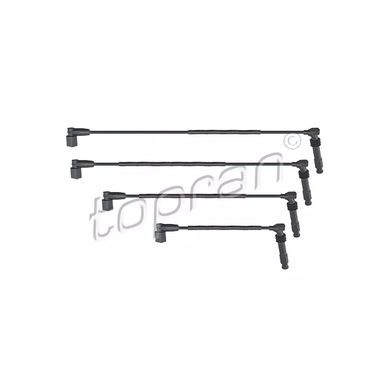Kit de câbles d'allumage TOPRAN 206 242