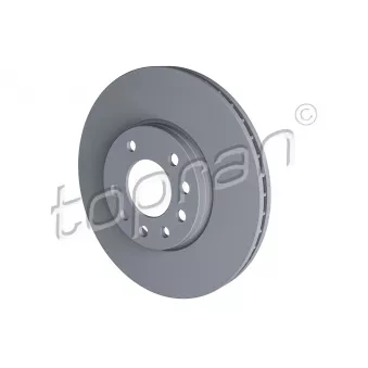 Jeu de 2 disques de frein avant TOPRAN 206 511