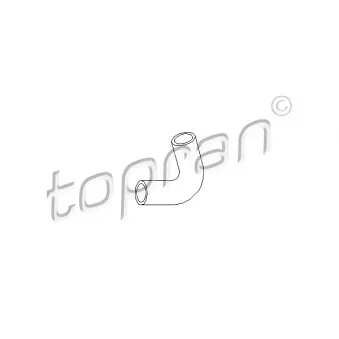 Tuyau, ventilation de carter-moteur TOPRAN