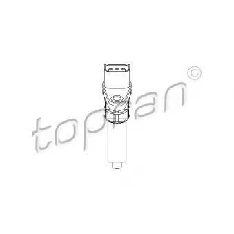 Capteur, kilométrage TOPRAN 207 446
