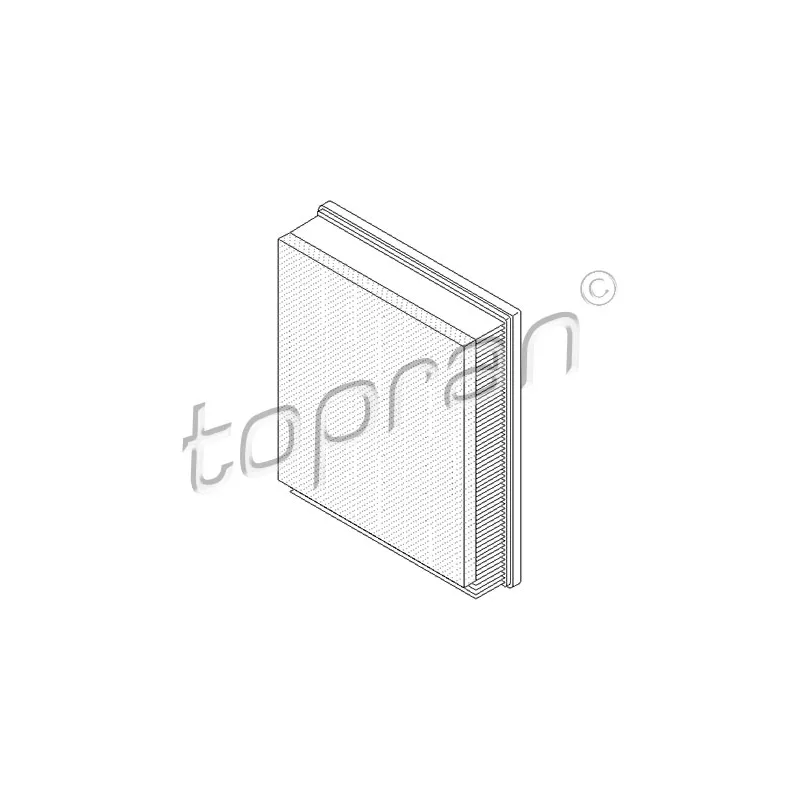 Filtre à air TOPRAN 207 542