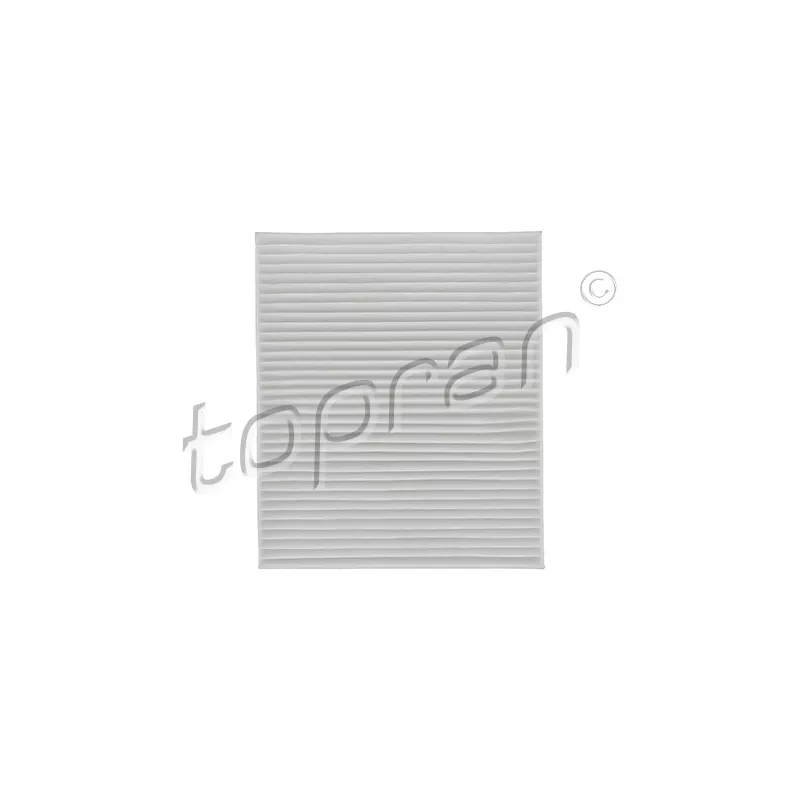 Filtre, air de l'habitacle TOPRAN 207 680