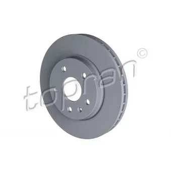 Jeu de 2 disques de frein avant TOPRAN 207 809