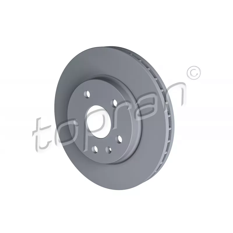 Jeu de 2 disques de frein avant TOPRAN 207 809