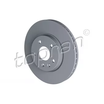 Jeu de 2 disques de frein avant TOPRAN 207 981