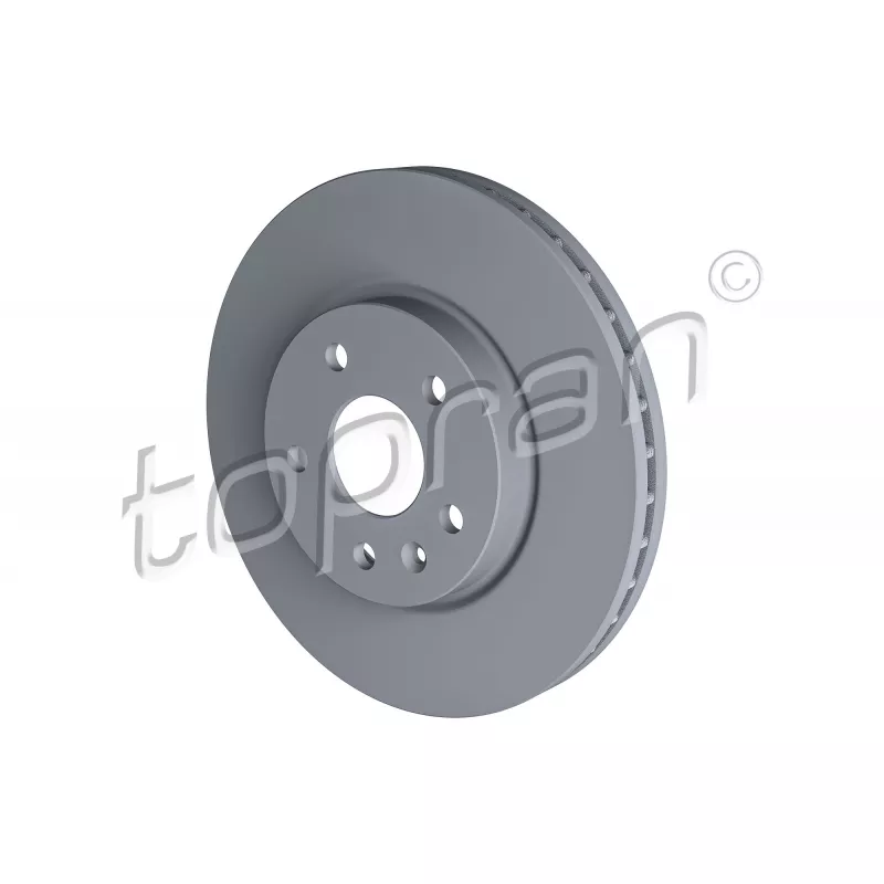 Jeu de 2 disques de frein avant TOPRAN 207 981