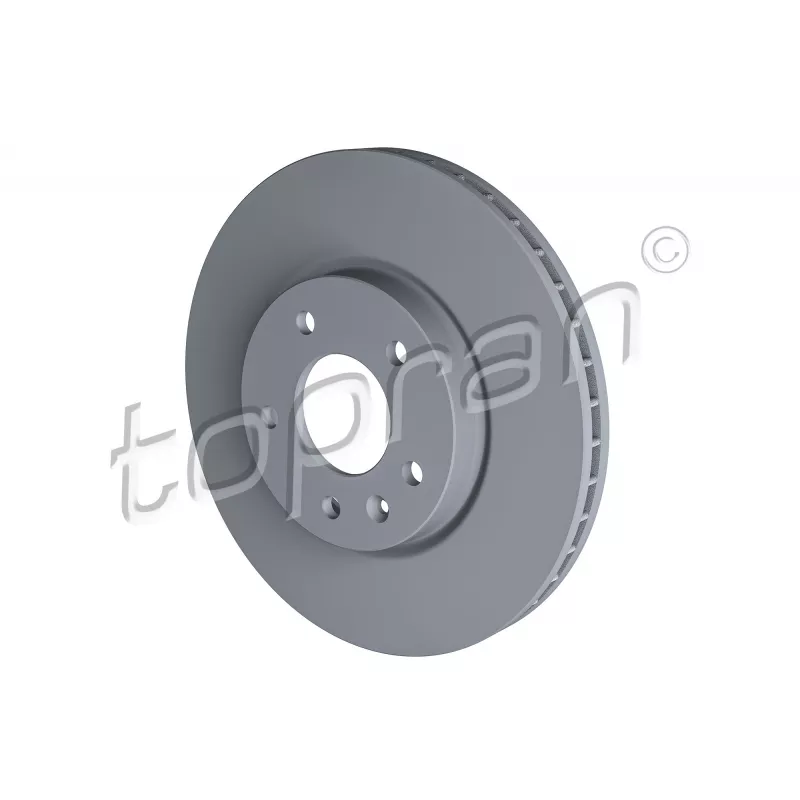 Jeu de 2 disques de frein avant TOPRAN 207 982