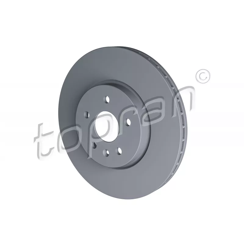 Jeu de 2 disques de frein avant TOPRAN 208 343