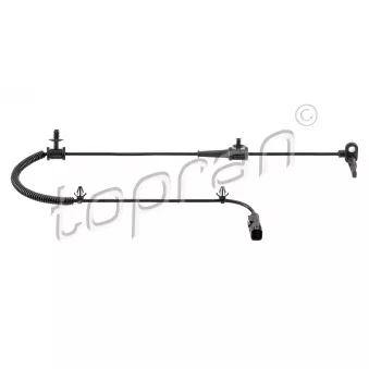 Capteur, vitesse de roue TOPRAN 208 490