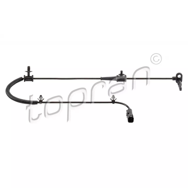 Capteur, vitesse de roue TOPRAN 208 490
