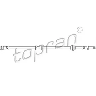 Flexible de frein TOPRAN 300 641