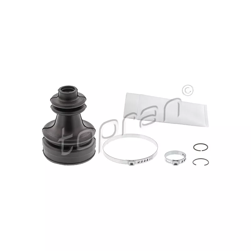 Jeu de joints-soufflets, arbre de commande TOPRAN 301 249