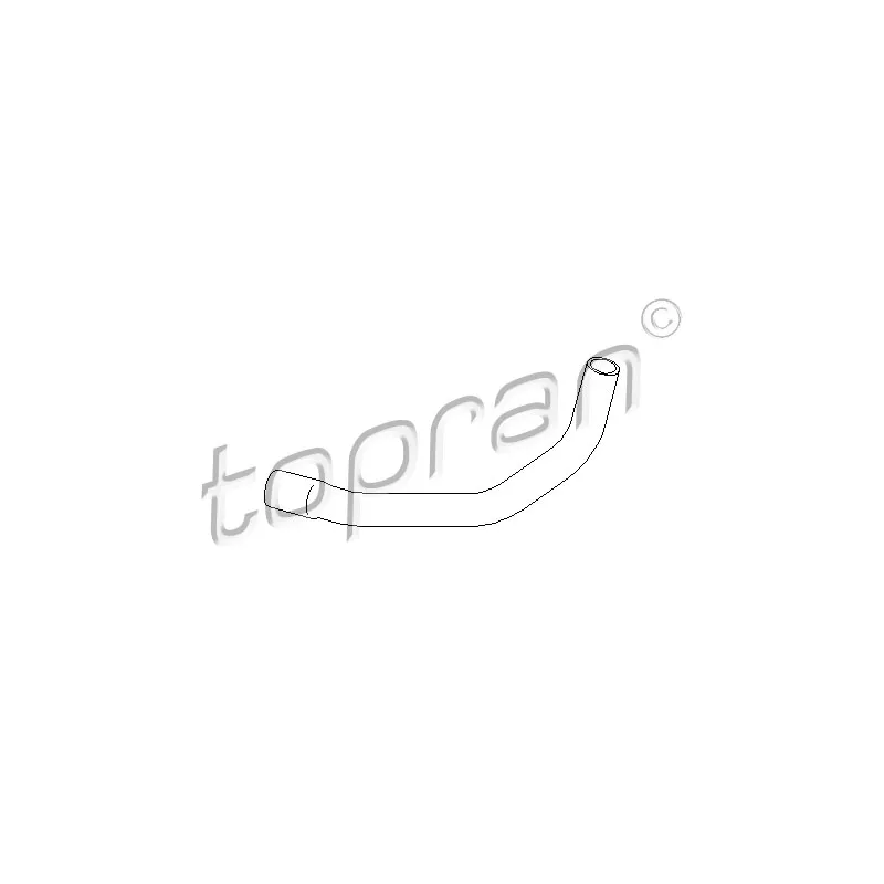 Durite de radiateur TOPRAN 301 437