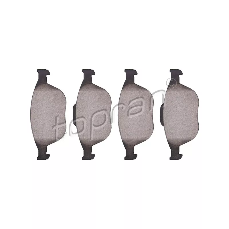 Jeu de 4 plaquettes de frein avant TOPRAN 302 050