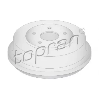 Tambour de frein TOPRAN 302 250