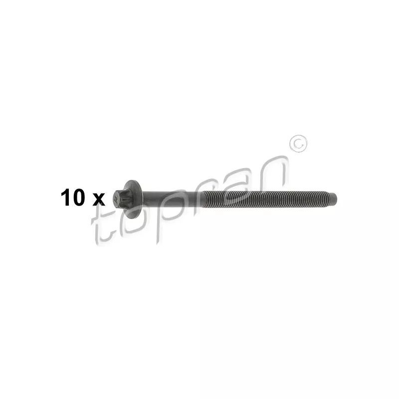 Jeu de boulons de culasse de cylindre TOPRAN 302 290