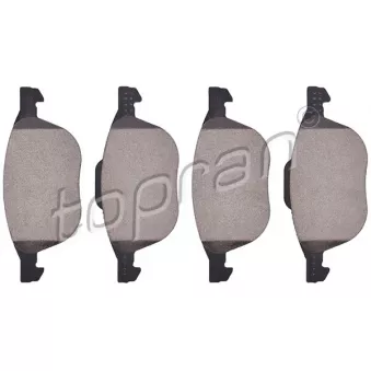 Jeu de 4 plaquettes de frein avant TOPRAN 302 338