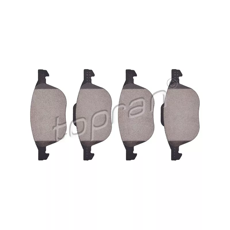 Jeu de 4 plaquettes de frein avant TOPRAN 302 338