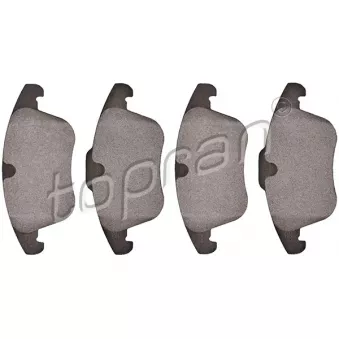 Jeu de 4 plaquettes de frein avant TOPRAN 303 966